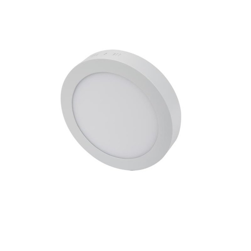 Cata 6400K Beyaz Işık 18W Yuvarlak Sıva Üstü Led Panel Armatür -  Alüminyum Çerçeve