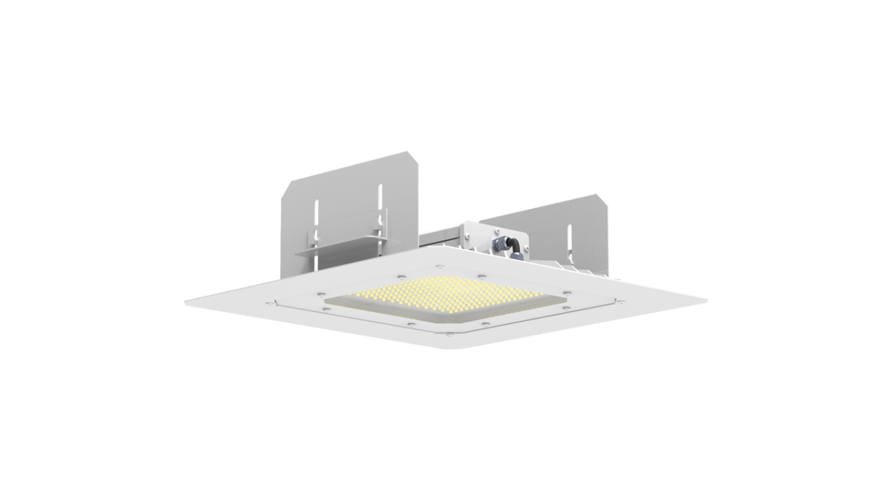Quadro LED 100w Kanopi Benzinlik Armatürü I Mid Power 