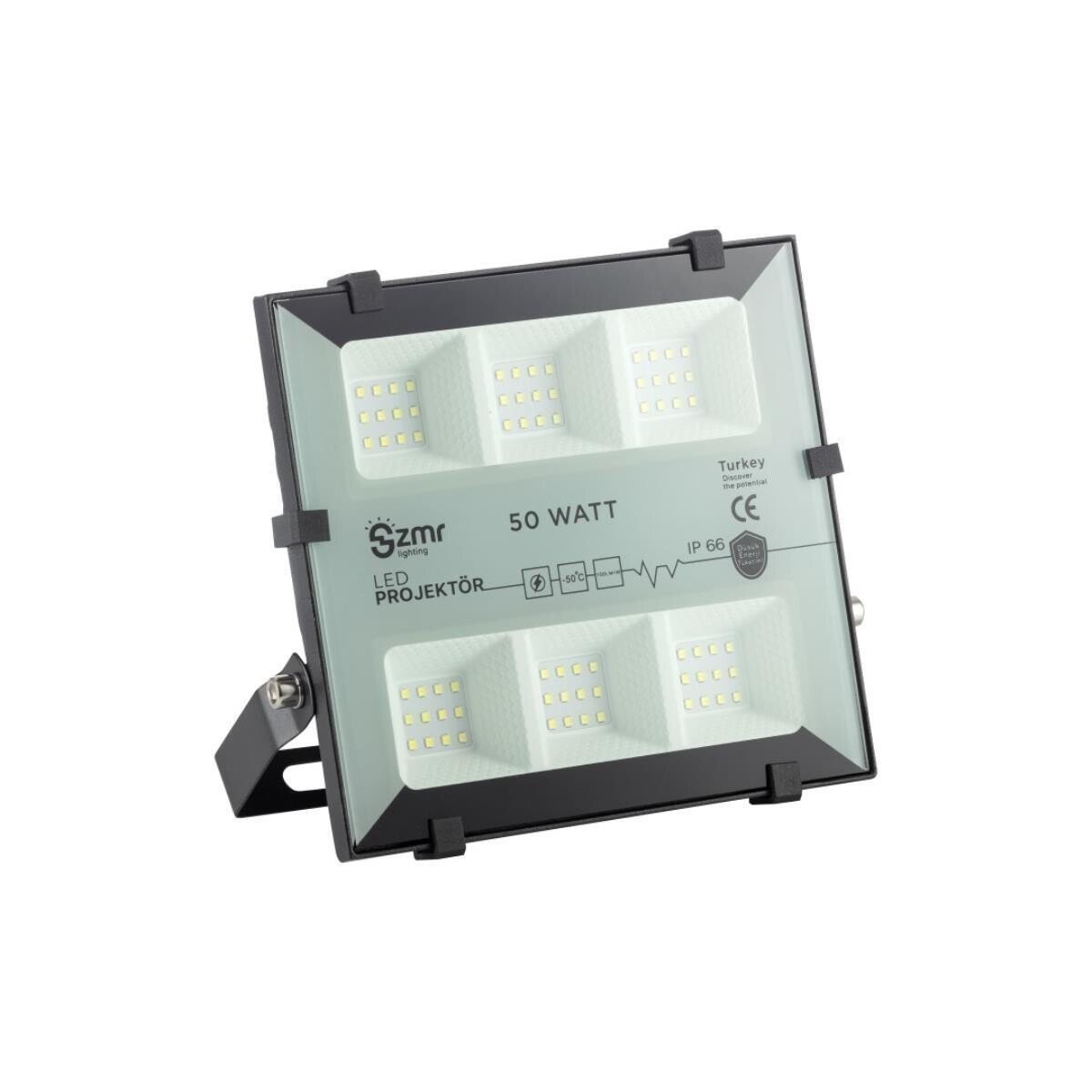 ZMR TW 50W Led Projektör Beyaz Işık 6500K 
